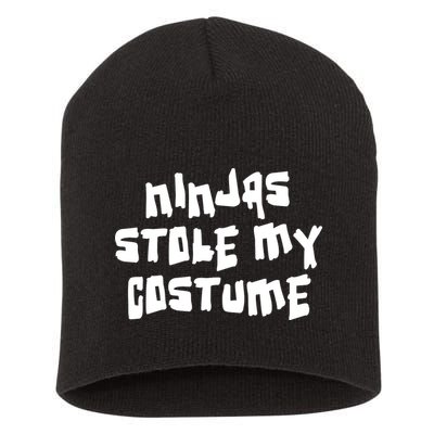 Ninjas Stole My Costume Halloween Short Acrylic Beanie