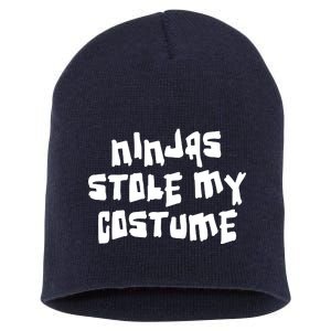 Ninjas Stole My Costume Halloween Short Acrylic Beanie