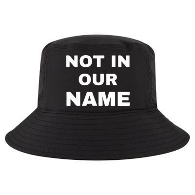 Not In Our Name Cool Comfort Performance Bucket Hat