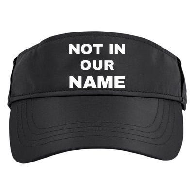 Not In Our Name Adult Drive Performance Visor