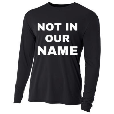 Not In Our Name Cooling Performance Long Sleeve Crew