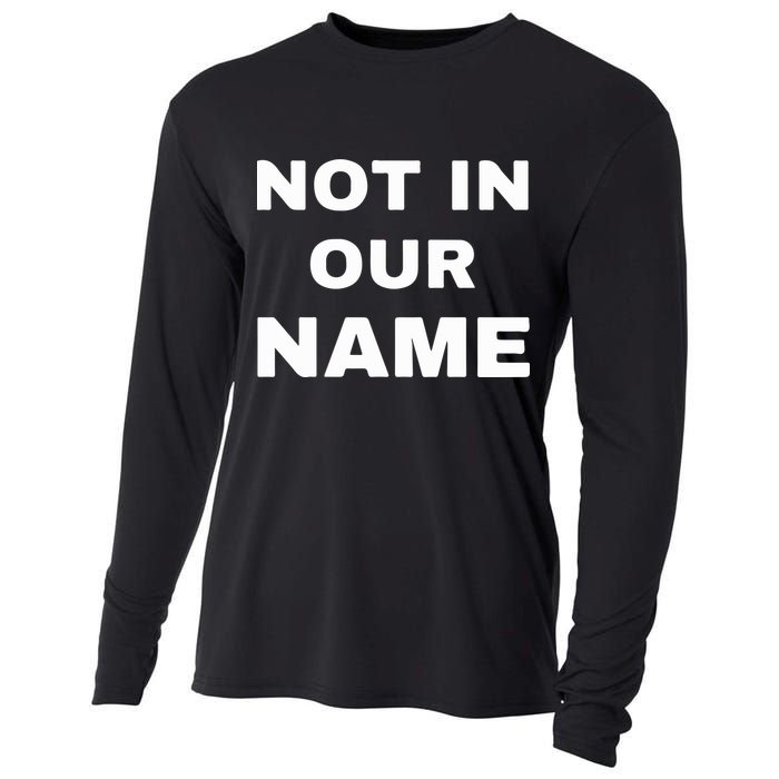 Not In Our Name Cooling Performance Long Sleeve Crew