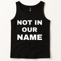 Not In Our Name Tank Top