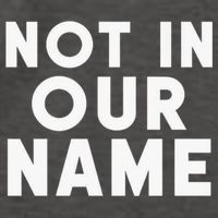 Not In Our Name Free Gaza Stop War In Palestine Vector Backpack