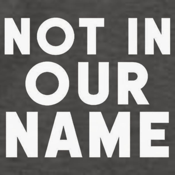Not In Our Name Free Gaza Stop War In Palestine Vector Backpack