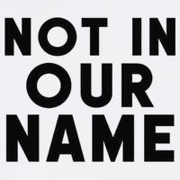 Not In Our Name Free Gaza Stop War In Palestine Garment-Dyed Sweatshirt