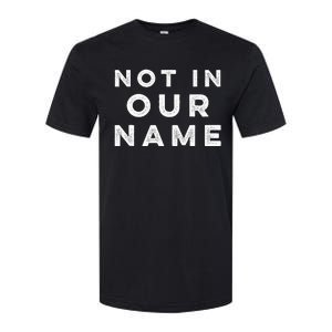 Not in our name  Jews say cease fire now  Softstyle CVC T-Shirt