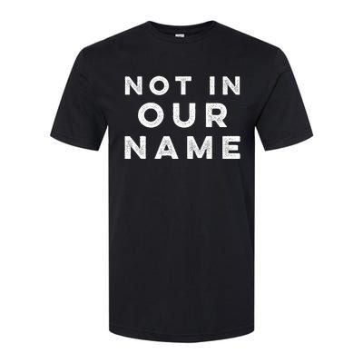 Not in our name  Jews say cease fire now  Softstyle® CVC T-Shirt