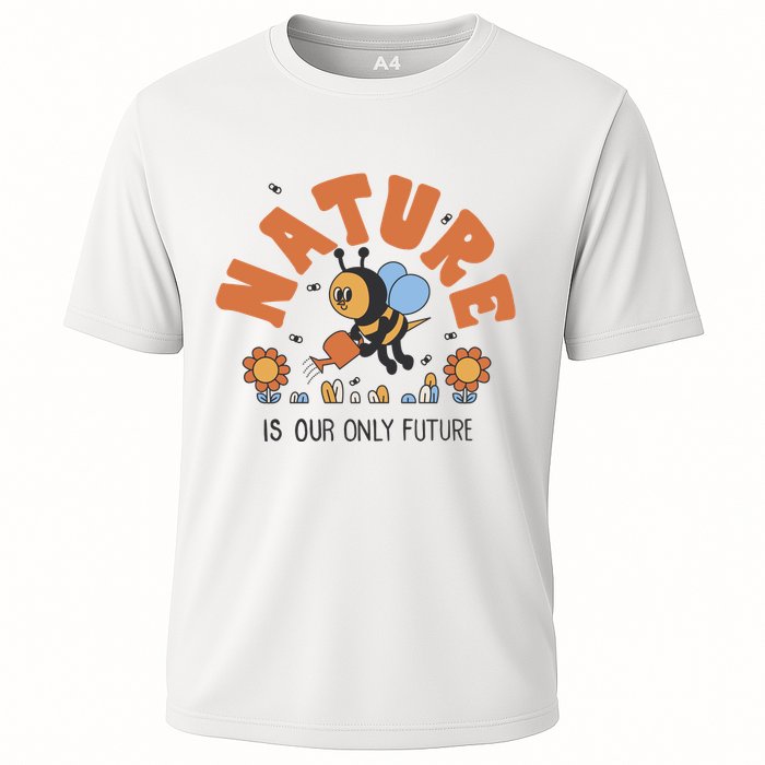 Nature Is Our Only Future Earth Day Bee Performance Shirt
