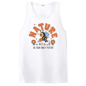 Nature Is Our Only Future Earth Day Bee PosiCharge Competitor Tank