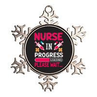 Nurse In Progress Loading Please Wait Nursing School Future Metallic Star Ornament