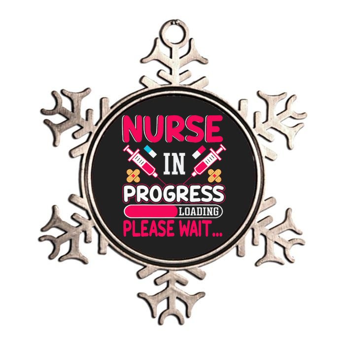 Nurse In Progress Loading Please Wait Nursing School Future Metallic Star Ornament