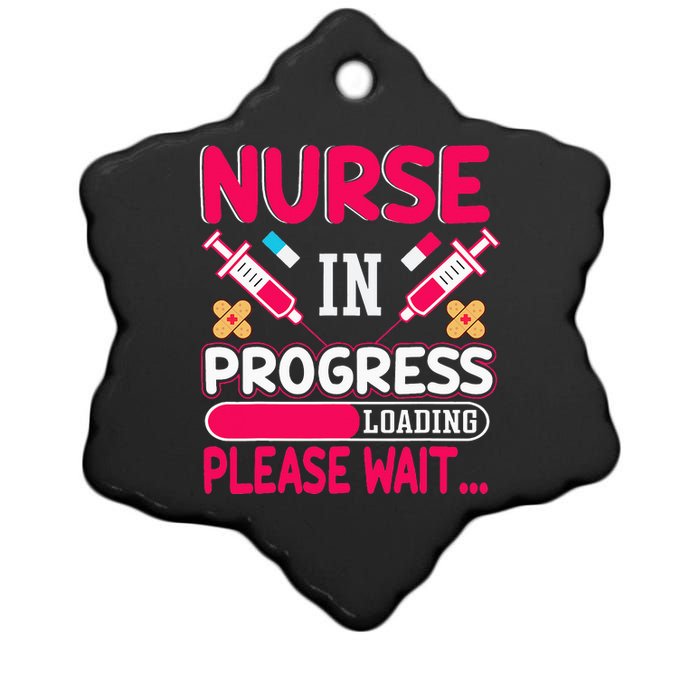 Nurse In Progress Loading Please Wait Nursing School Future Ceramic Star Ornament