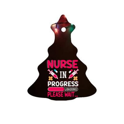 Nurse In Progress Loading Please Wait Nursing School Future Ceramic Tree Ornament