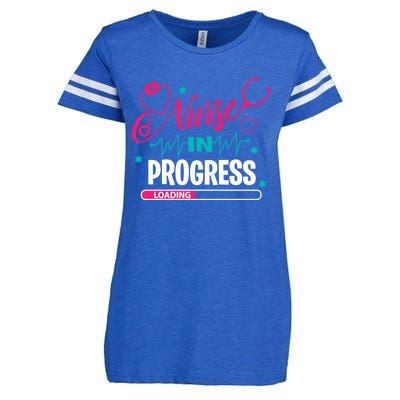 Nurse In Progress Nursing School Student Future Nurse Life Gift Enza Ladies Jersey Football T-Shirt