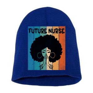 Nurse In Progress Unapologetically Dope Black Future Nurse Gift Short Acrylic Beanie