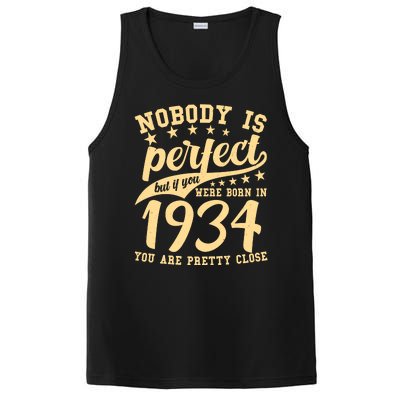 Nobody Is Perfect Born In 1934 90th Birthday PosiCharge Competitor Tank