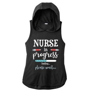 Nurse In Progress Nurse Gift Funny Nursing School Funny Gift Ladies PosiCharge Tri-Blend Wicking Draft Hoodie Tank