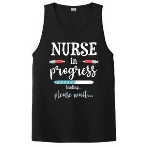 Nurse In Progress Nurse Gift Funny Nursing School Funny Gift PosiCharge Competitor Tank