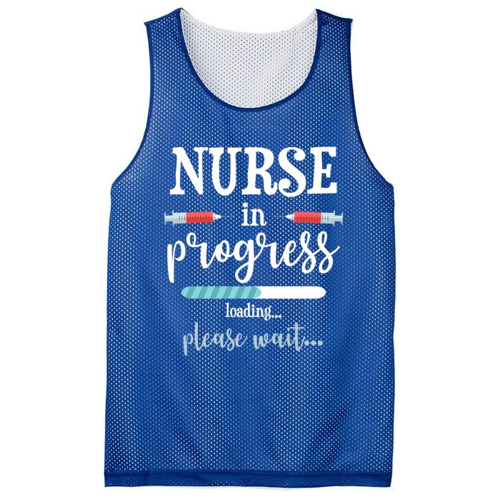 Nurse In Progress Nurse Gift Funny Nursing School Funny Gift Mesh Reversible Basketball Jersey Tank