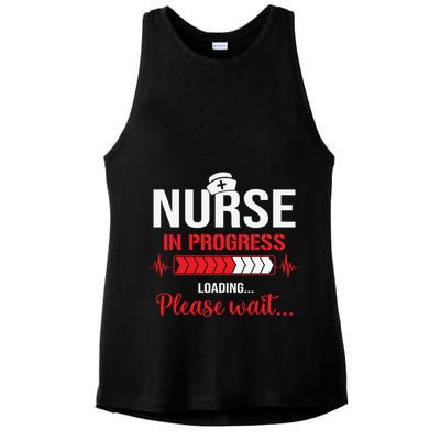 Nurse In Progress Nursing School Student Rn Lpn Nurse Week Gift Ladies PosiCharge Tri-Blend Wicking Tank