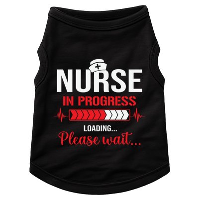 Nurse In Progress Nursing School Student Rn Lpn Nurse Week Gift Doggie Tank
