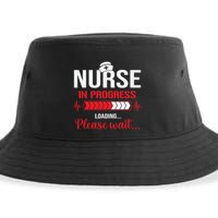 Nurse In Progress Nursing School Student Rn Lpn Nurse Week Gift Sustainable Bucket Hat