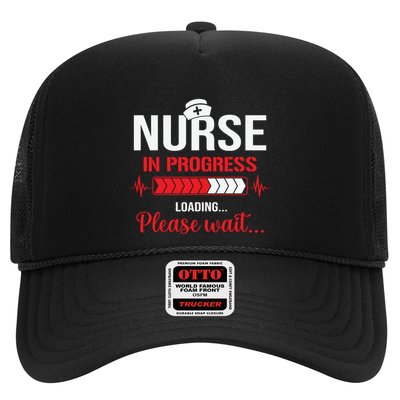 Nurse In Progress Nursing School Student Rn Lpn Nurse Week Gift Trucker Hat