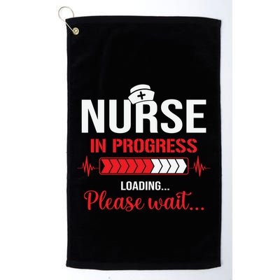 Nurse In Progress Nursing School Student Rn Lpn Nurse Week Gift Golf Towel