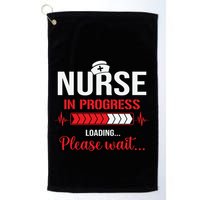 Nurse In Progress Nursing School Student Rn Lpn Nurse Week Gift Golf Towel