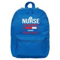 Nurse In Progress Nursing School Student Rn Lpn Nurse Week Gift 16 in Basic Backpack
