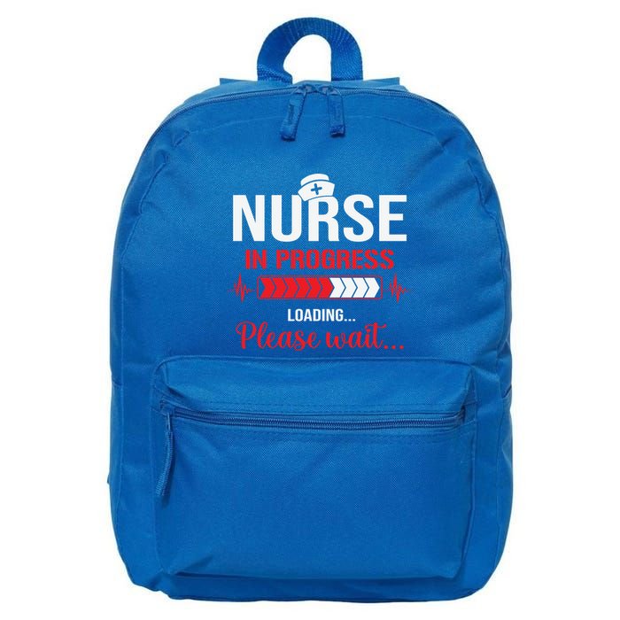 Nurse In Progress Nursing School Student Rn Lpn Nurse Week Gift 16 in Basic Backpack