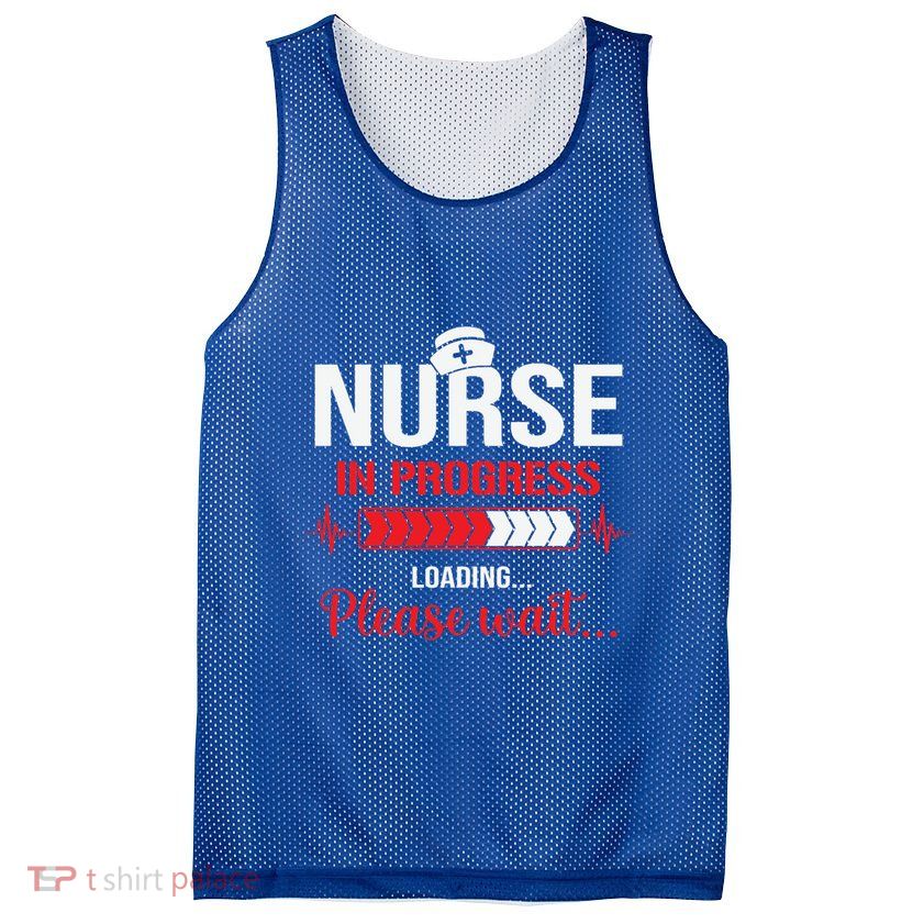 Nurse In Progress Nursing School Student Rn Lpn Nurse Week Gift Mesh Reversible Basketball Jersey Tank