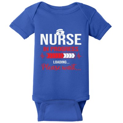 Nurse In Progress Nursing School Student Rn Lpn Nurse Week Gift Baby Bodysuit
