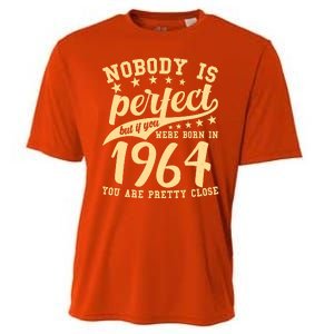 Nobody Is Perfect Born In 1964 60th Birthday Cooling Performance Crew T-Shirt