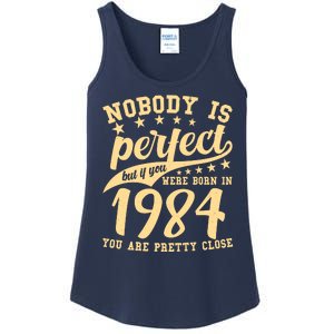 Nobody Is Perfect Born In 1984 40th Birthday Ladies Essential Tank