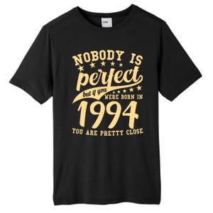 Nobody Is Perfect Born In 1994 30th Birthday Tall Fusion ChromaSoft Performance T-Shirt