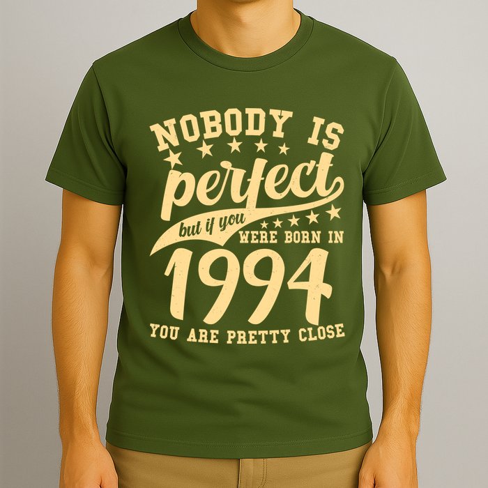 Nobody Is Perfect Born In 1994 30th Birthday T-Shirt