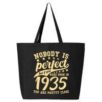 Nobody Is Perfect Born In 1935 90th Birthday 25L Jumbo Tote