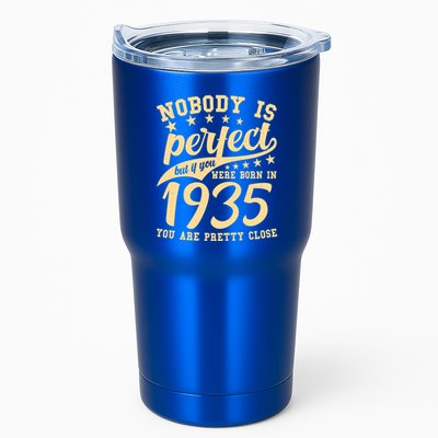 Nobody Is Perfect Born In 1935 90th Birthday Tumbler
