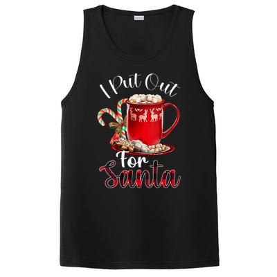 Naughty I Put Out For Santa Christmas Xmas Vneck PosiCharge Competitor Tank