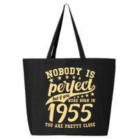 Nobody Is Perfect Born In 1955 70th Birthday 25L Jumbo Tote