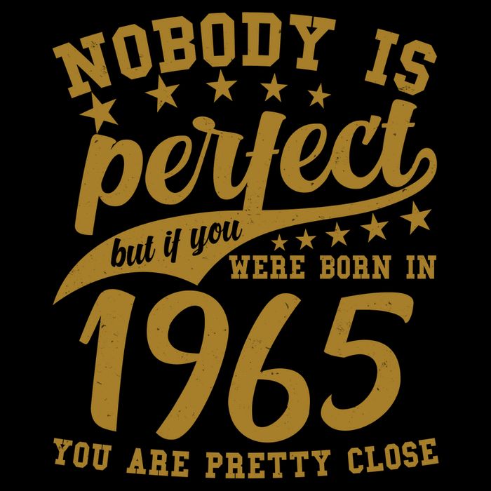 Nobody Is Perfect Born In 1965 60th Birthday Mug