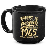 Nobody Is Perfect Born In 1965 60th Birthday 15oz Campfire Ceramic Mug