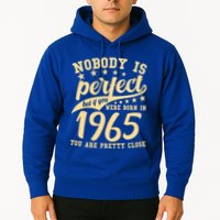 Nobody Is Perfect Born In 1965 60th Birthday Hoodie