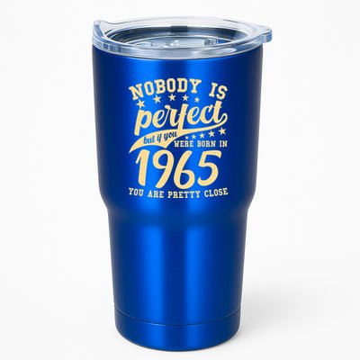 Nobody Is Perfect Born In 1965 60th Birthday Tumbler