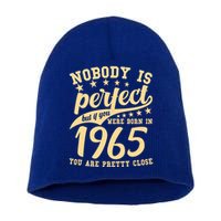 Nobody Is Perfect Born In 1965 60th Birthday Short Acrylic Beanie