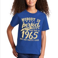 Nobody Is Perfect Born In 1965 60th Birthday Kids T-Shirt