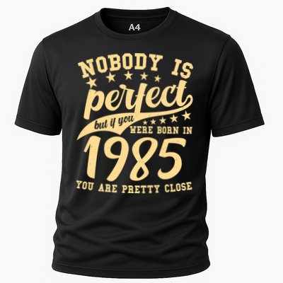 Nobody Is Perfect Born In 1985 40th Birthday Performance Shirt