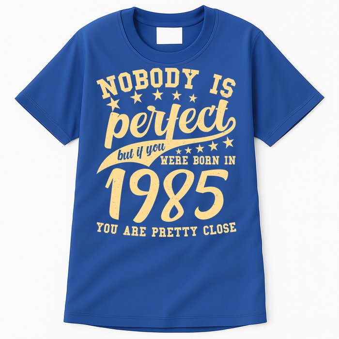 Nobody Is Perfect Born In 1985 40th Birthday Tall T-Shirt